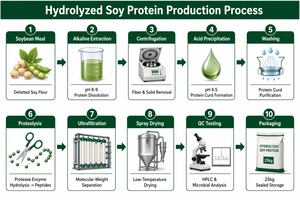 Proteína de Soya Hidrolizada Tianjia en Polvo, Proteína Vegetal a Granel para la Producción de Productos a Base de Plantas - Product Image 2