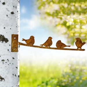 Ornement de jardin héron, Caterpillar Girl, Wolf, Modern Edge Dance, Dwarf Penguin, articles en fer forgé, Aigle, Phoque, Oiseau - Product Image 2