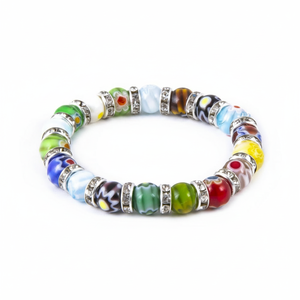 Lampwork MURANO GLASS <b>BEADED</b> <b>BRACELET</b> FROM TURKEY - Product Image 2