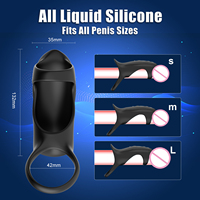 Anneau vibrant en silicone ODMOEM à 10 modes de vibration, contrôle par application, double stimulation, retardateur d'éjaculation, anneau de résistance complexe pour hommes