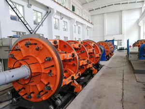 Máquina trenzadora planetaria Shanghai SWAN 2017/1 + 8 + 16 con torsión trasera para la fabricación de alambre de cobre/aluminio/cable 2025 - Product Image 6