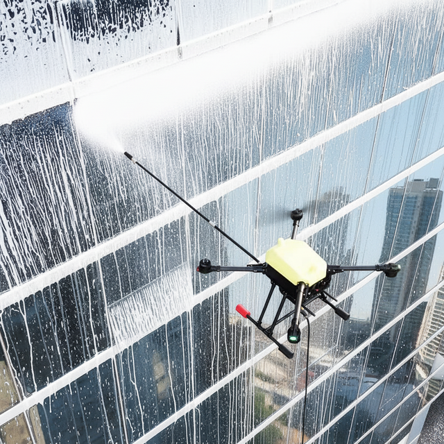 Joyance High Pressure Window Cleaning Drone for Car Wash Shops & Building Glass Cleaning-Remote Control Ready to Fly 8000 Power