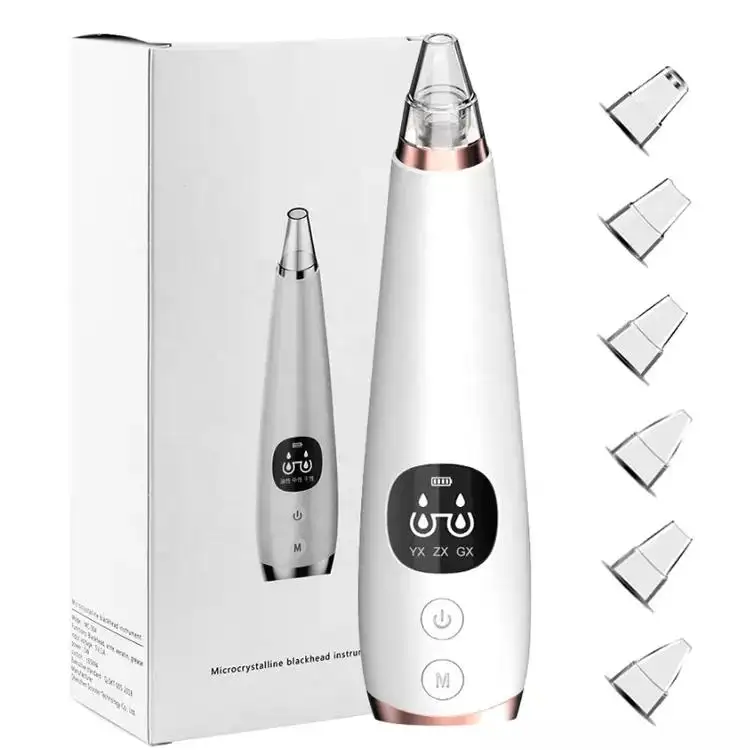 Black Head Electric Pimple Removal Machine Pore Nose Vacuum Blackhead Remover Cleaner Removing Tool With Vacuum Suction
