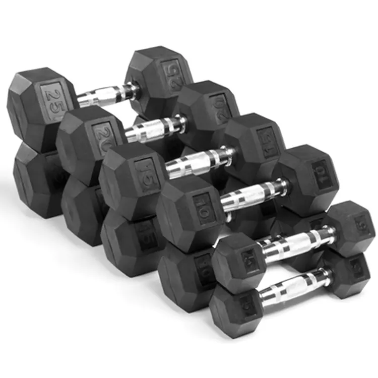 고무 입히는 육 Dumbbell