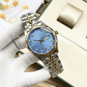 Montre mécanique automatique de luxe 2025 avec chiffres arabes, boîtier en acier inoxydable, résistance à l'eau 50 bars pour hommes - Product Image 1