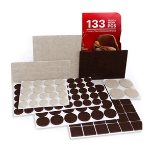 133 Piece Premium Two Colors Pack <strong>Non</strong> <strong>Slip</strong> <strong>Furniture</strong> Felt <strong>Pads</strong> with Strong Adhesive - Product Image 1