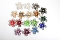 Kristal Berlian 3D Bentuk Bunga, Rhinestone Flatback untuk Berbagai Kegunaan pada Seni Kuku, Tas, Sepatu & Pakaian - Perlengkapan Kerajinan DIY