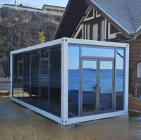 Maison mobile préfabriquée à installation facile pour camp de travail temporaire, bureau, mini-maison préfabriquée pliable, conteneur pliable