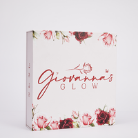 Boîte en carton rigide personnalisée avec logo, insert en EVA découpé pour emballage cadeau de cosmétiques et maquillage, vente en gros, haute qualité