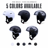 Casque de ski et snowboard Yoloon ajustable pour adultes, léger, protection de la tête, équipement sportif en polyester et nylon