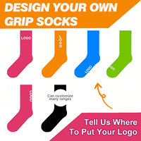 Vente en gros personnalisée, chaussettes de Pilates, chaussettes de yoga, chaussettes de sport, sur mesure basées sur des images