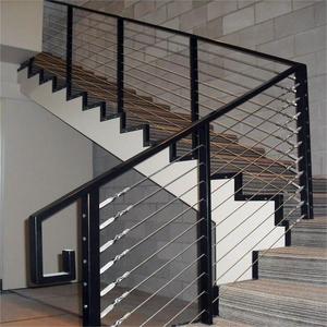 Système de <span class=keywords><strong>fixation</strong></span> sécurisé pour balustrade et balcon intérieur et extérieur antirouille avec câble métallique en acier inoxydable - Product Image 6