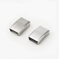 JFS004 Vente en gros de fermoirs magnétiques en acier inoxydable 316L, connecteurs pour bijoux DIY, accessoires de finition