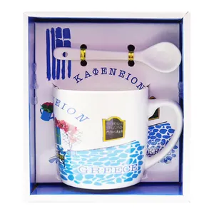 Fornecedores chinesas de alta qualidade personalizado lembrança barata 210ml caneca de cerâmica para venda