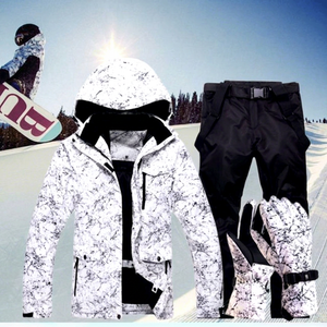 Chaqueta y Pantalones de Esquí para Hombre, Tallas Grandes, Impermeables, Resistentes al Viento, Transpirables, de Secado Rápido, con Costuras Selladas - Product Image 1