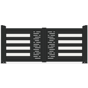 Ánh sáng mặt trời Lọc laser cắt kim loại thiết kế cổng vườn với hiệu ứng chơi bóng cho lối vào nghệ thuật cổng vườn trang trí - Product Image 5