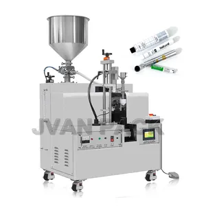 RG-002 Semi Automatic Plastic Soft Cosmetic Ultrasonic Filler and Sealer Honey Grease Tube Filling and Sealing Machine