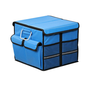 Portable 36L Capacité Pliable Coffre De Voiture Organisateur Conteneur De Stockage Boîte avec Couvercle Supérieur Couvercle Pratique Organisateurs De Voiture - Product Image 5