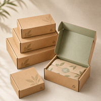 Maßgefertigte Umweltfreundliche Recycelbare Wellpappe-Versandbox mit Individueller Logoprägung für Geschenke, Schmuck, Kosmetik und E-Commerce-Verpackungen