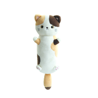 Coussin en peluche en forme de chat de dessin animé, adorable oreiller décoratif pour la maison, vente en gros