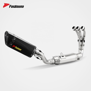 Pot d'échappement complet en fibre de carbone Forsound à prix d'usine pour Yamaha MT09 FZ09 Tracer 900 2014-2020, silencieux MotoGP, système complet, gain de 5 CV - Product Image 3