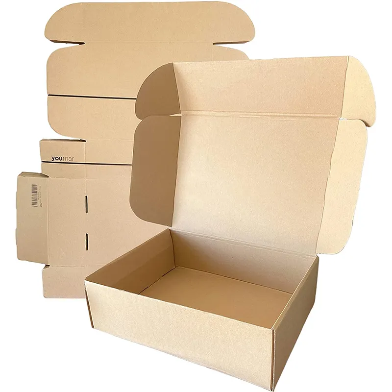 하이 퀄리티 전문 사용자 정의 로고 인쇄 다크 브라운 하드 판지 크래프트 종이 피자 상자 식품 포장