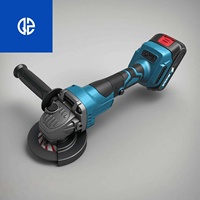 Ensemble d'outils sans fil à batterie au lithium cinq pièces avec mallette de transport : Perceuse électrique, Perceuse à percussion, Meuleuse d'angle, Scie circulaire, Plastique OEM