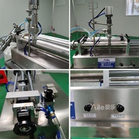 Machine de remplissage de liquides semi-automatique à buse unique pneumatique de haute qualité pour les produits cosmétiques, les parfums, les boissons et les huiles