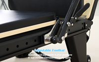 Tmax Pilates Reformer untuk Studio Pilates Reformer dengan Half Trapeze Tower Reformer De Pilates Mesin Pelapis Khusus CE ISO