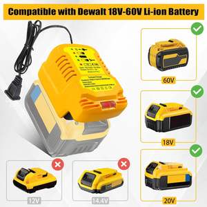 <span class=keywords><strong>Chargeur</strong></span> Mini Portable pour Batterie Lithium-Ion DeWalt 20V <span class=keywords><strong>Chargeur</strong></span> Compact Compatible avec Batterie Lithium DeWalt 18V/20V/60V - Product Image 5