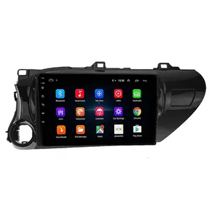 BT MirrorLink Carplay Wifi mobil Android, Radio mobil Stereo GPS kamera spion navigasi mobil untuk TOYOTA Hilux 2016 2017 2018 2019