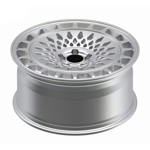Llantas de Aleación Plateadas Radiales con Diseño de Telaraña, Malla Completa, 17-19 Pulgadas, 5x100 5x112, Estilo Retro Motorsport, Compatibles con Cc <span class=keywords><strong>Leon</strong></span> ET35 ET42 - Product Image 4