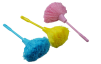 Brosse de dépoussiérage pour plumes de voiture en polyester avec poignée en PP