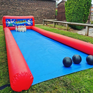 Grandes pistes <span class=keywords><strong>de</strong></span> bowling gonflables pour enfants, jeux sportifs gonflables géants pour événements d'enfants en plein air - Product Image 4
