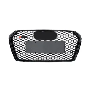 RS4 LOOKING FRONT GRILLE RS4 BUMPER GRILLE CENTER GRILLE FIT FOR A4 2017 2018 2019 factory supplier