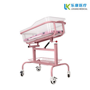 토사방지 디자인의 사일런트 휠과 수납 선반이 있는 스틸 헤비 듀티 유아 수송 카트-산후조리와 충족 - Product Image 2