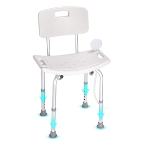 <span class=keywords><strong>Chaise</strong></span> de douche réglable avec dossier, design antidérapant, légère, <span class=keywords><strong>pour</strong></span> <span class=keywords><strong>baignoire</strong></span> et douche, siège et dossier <span class=keywords><strong>pour</strong></span> personnes âgées - Product Image 1