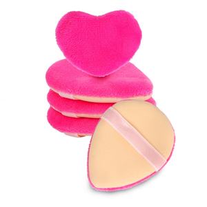ฟองน้ำแต่งหน้าแบบ2อิน1ที่เกลี่ยแบบสองด้านรูปหัวใจแป้งพัฟเครื่องสำอางสำหรับแป้งและคอนซีลเลอร์ - Product Image 2
