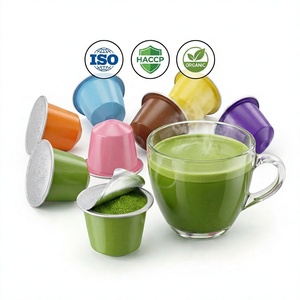 Reliable Manufacturer 7A Matcha <b>Pods</b> Multi Machine Compatible Quick Delivery Private Label Custom Logo OEM ODM Bulk Sale Price - Product Image 1