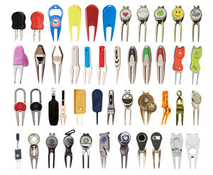 อุปกรณ์เสริมสำหรับกอล์ฟอุปกรณ์เสริมสำหรับซ่อมอุปกรณ์เสริมสำหรับกอล์ฟที่เปิดขวดที่เปิดขวดส้อมโลหะอุปกรณ์เสริมสำหรับกอล์ฟพร้อมเครื่องหมายลูก - Product Image 3