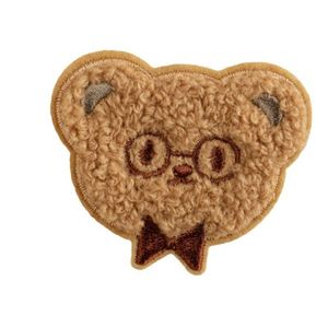 Parches de Chenilla con Detalles Impresos para Ropa, Logotipo Adhesivo, Parches Bordados de Chenilla con Dibujos Animados de Animales - Product Image 1