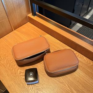 8 Pouces Litchi-Motif PU Trousse De Maquillage Sac De Voyage Maquillage Outil De Stockage Logo Personnalisé Sac Cosmétique - Product Image 1