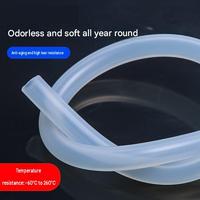 Tuyau en silicone souple transparent résistant aux hautes températures pour distributeur d'eau et transport de fluides industriels