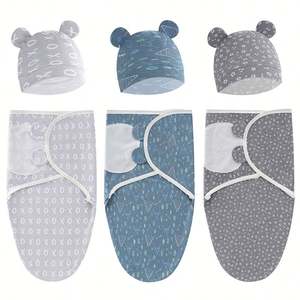 Envoltura para Recién Nacido, Saco de Dormir para Primavera y Otoño, Juego de Mantas para Bebé con Cierre de Velcro para Maternidad - Product Image 6