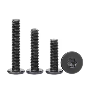 Tornillos de Cabeza Plana Ultrafinos Torx de Acero Inoxidable con Óxido Negro Duradero M2 M2.5 M3 M4 M5 M6 M8 - Product Image 2
