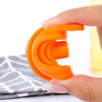 음식 급료 실리콘 접을 수 있는 깔때기 실리콘 Foldable 부엌 깔때기 음식 급료 깔때기