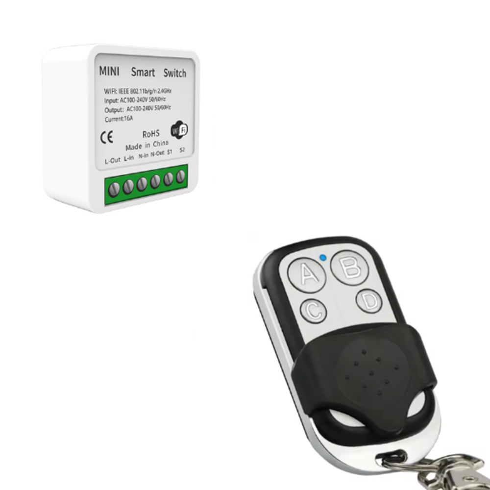 1 control + 1 smart relay switch