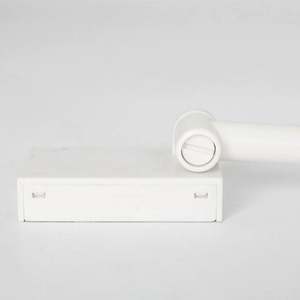 Exhibidor Metálico Ecológico Moderno, Soporte Magnético para Pancartas, Estante Fijo para Tiendas Minoristas, Superficie Blanca, Ensamblado y Ajustable - Product Image 4