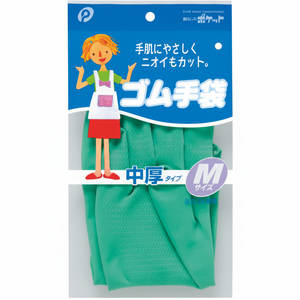 Gants de ménage en caoutchouc de poids moyen taille M - Product Image 1