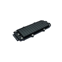 Nouveaux produits fermeture de joint d'épissure de fibre optique à 96 noyaux 2 entrées 2 sorties fermeture d'épissure de fibre optique horizontale/fibre de fermeture